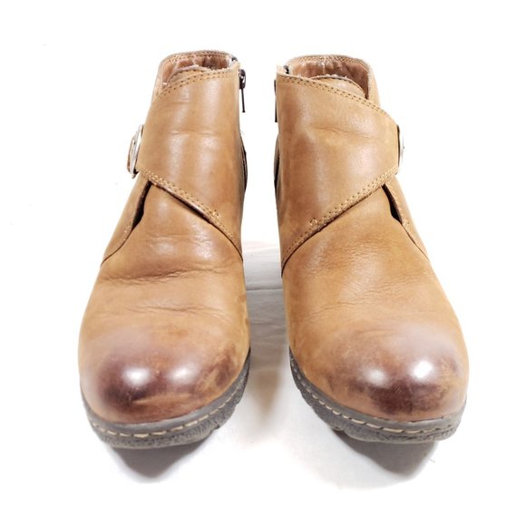 Boc Women's Size 10 Brown Leather Ankle Bootie - Picture 8 of 11